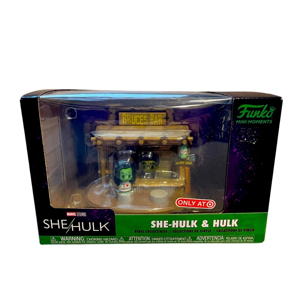 She Hulk & Hulk FUNKO Mini Moments: Target Exclusive: NIB: Marvel Collectible